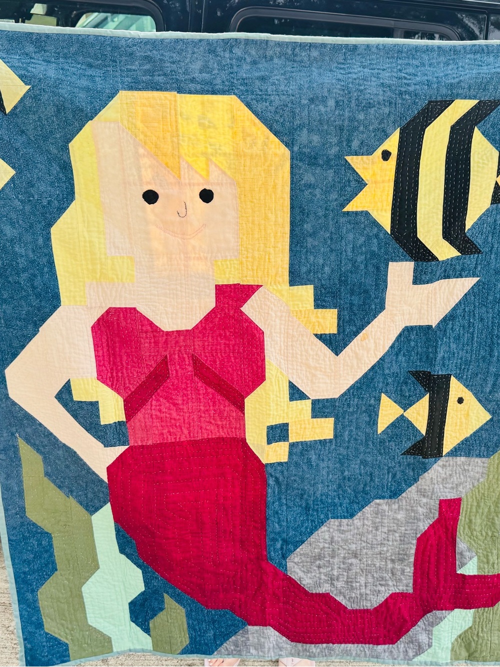 Handmade Mermaid Quilt